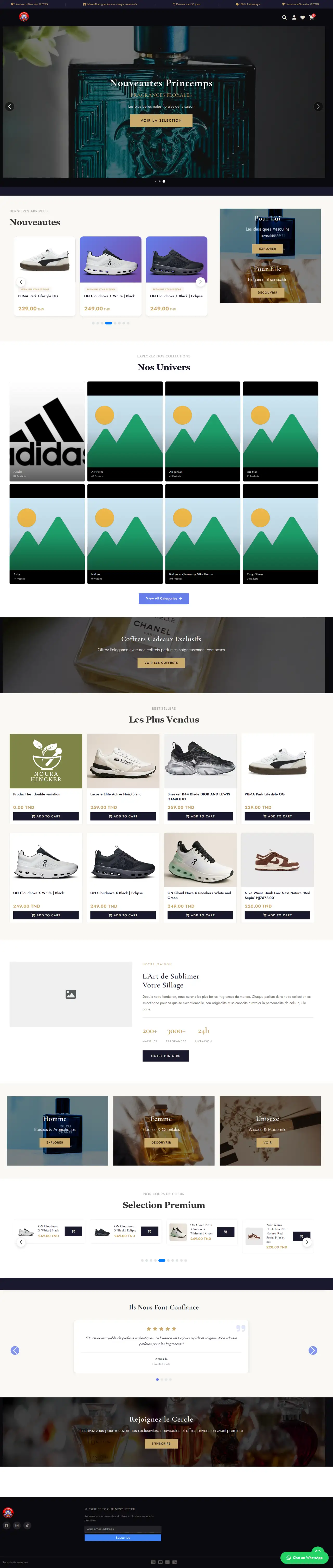Fragrance Luxe - Th&egrave;me e-commerce Mallatech
