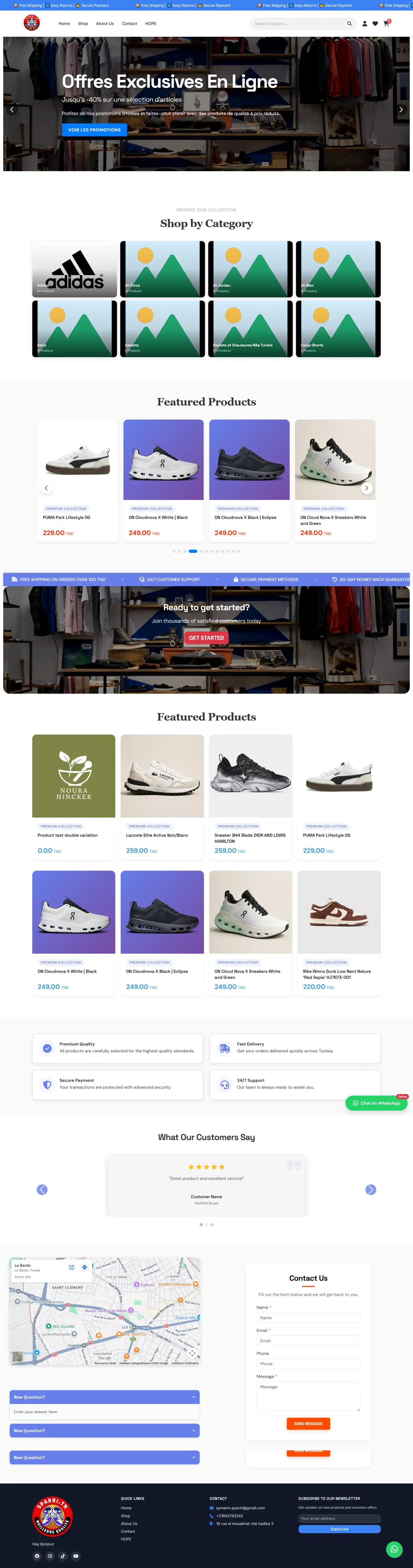 Modern Default - Th&egrave;me e-commerce Mallatech
